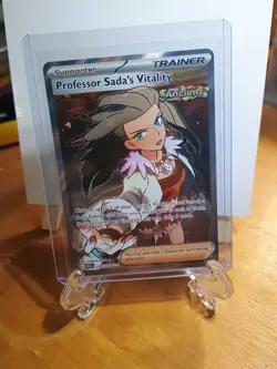 Professor Sada's Vitality 239/182 Paradox Rift Full Art Trainer Card Pokemon TCG - Image 1