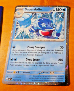 POKEMON CARD PROMO RARE HOLO CARTE SUPERDOFIN 062/197 FR ** 2023 - Image 1