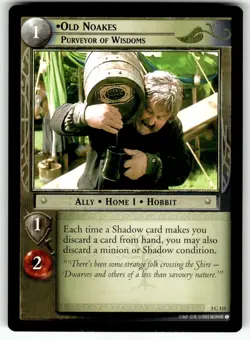 Lord of the Rings Realms of the Elf Lords Card #3C111 Old Noakes - Image 1