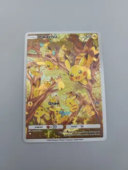 Pikachu Custom TCG Pocket Pokemon Card Holo Textured Fanmade - Image 4