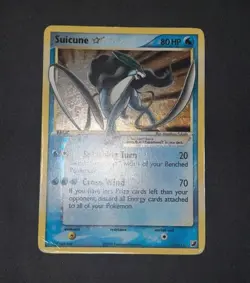 Pokemon Card-Suicune-Gold Star-Holo-Ex UnseenForces-115/115-ENG - Image 3