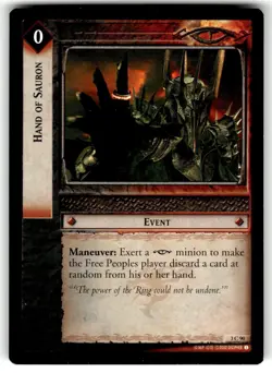 Lord of the Rings Realms of the Elf Lords Card #3C90 Hand of Sauron - Image 1