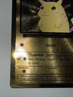 Pokemon TCG Celebrations Pikachu Gold Metal Card 58/102 - Image 2
