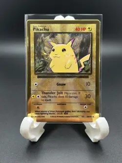 Pokemon TCG Celebrations Pikachu Gold Metal Card 58/102 - Image 1