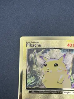 Pokemon TCG Celebrations Pikachu Gold Metal Card 58/102 - Image 3