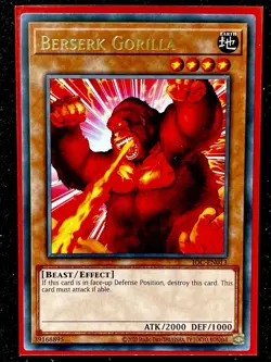 Berserk Gorilla Rare 25th Anniversary Edition Mint Yu-Gi-Oh! Card [IOC-EN013] - Image 1