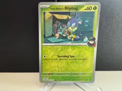 2025 Pokemon TCG Team Rocket's Blipbug 015 Destined Rivals Reverse Holo Card NM+ - Image 1