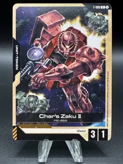 Char's Zaku II (T-006) [Regular] (NM) - Gundam Card Game - Newtype Rising (ENG) - Image 1