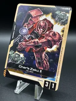Char's Zaku II (T-006) [Regular] (NM) - Gundam Card Game - Newtype Rising (ENG) - Image 3