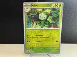 2025 Pokemon TCG Dolliv 022 Destined Rivals Reverse Holo Card NM+ - Image 1