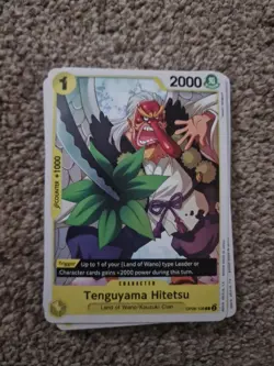ONE PIECE WINGS OF CAPTAIN ENGLISH CARD GAME CARTE TENGUYAMA OP06-108 EN MINT - Image 1