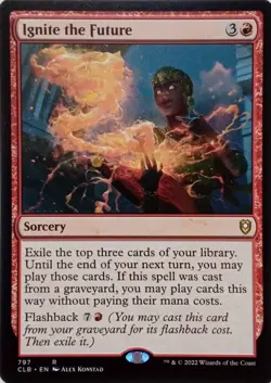 797 IGNITE THE FUTURE RARE COMMANDER LEGENDS: BALDUR'S GATE MTG CARD - Image 1