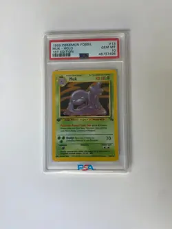 PSA 10 1st Edition Muk Holo 13/62 - 1999 Fossil Rare Pokemon Card - Image 1