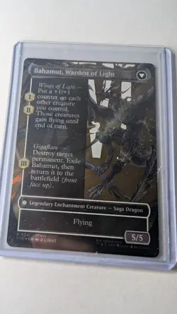 Dion, Bahamut's Dominant (Borderless) (Surge Foil) Final Fantasy Foil - Image 2