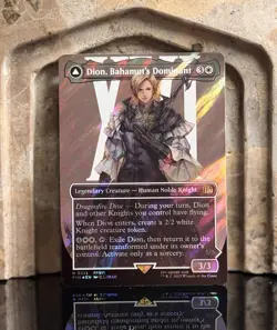 Dion, Bahamut's Dominant (Borderless) (Surge Foil) Final Fantasy Foil - Image 1