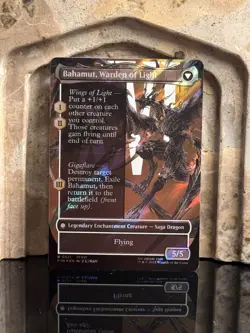 Dion, Bahamut's Dominant (Borderless) (Surge Foil) Final Fantasy Foil - Image 2