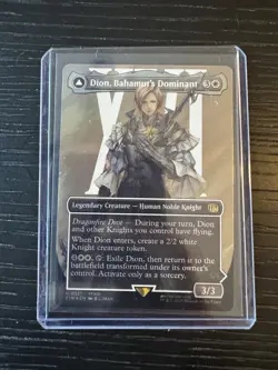 Dion, Bahamut's Dominant (Borderless) (Surge Foil) Final Fantasy Foil - Image 1