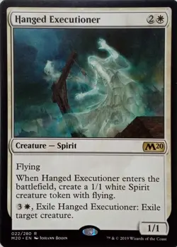 022/280 HANGED EXECUTIONER RARE CORE SET 2020 MTG CARD - Image 1