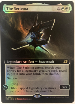 MTG The Seriema (Extended Art Foil) Edge of Eternities 323 NM - Image 1