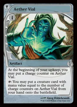 MTG Magic 1 x Aether Vial x 1 - MB2 Future Sight Frame - Image 1