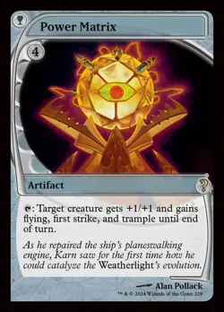 MTG Magic 1 x Power Matrix x 1 - MB2 Future Sight Frame - Image 1