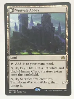 Westvale Abbey NM Shadows over Innistrad 281/297 MTG Magic: The Gathering Reg - Image 1