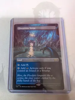 MTG - Gloomlake Verge - Borderless Non-foil - Duskmourn: House of Horror - Image 1