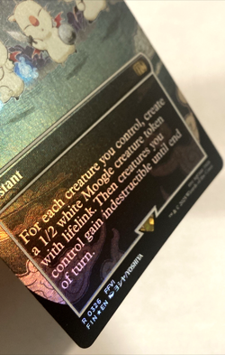 MTG Moogles' Valor (Borderless Foil) Final Fantasy 326 NM - Image 2
