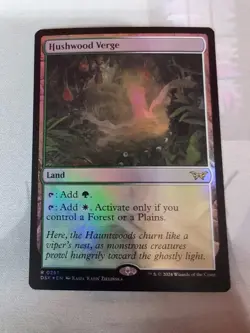 MTG - Hushwood Verge - Regular Foil - Duskmourn: House of Horror - Image 3