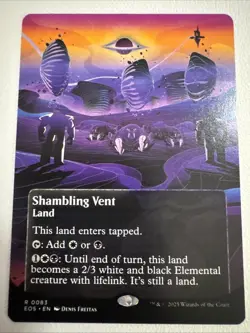Shambling Vent Borderless (NM Non-Foil) EOS-0083 Rare MTG - Image 1