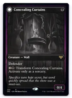Concealing Curtains Revealing Eye NM Innistrad: Double Feature 368 MTG Magic - Image 1
