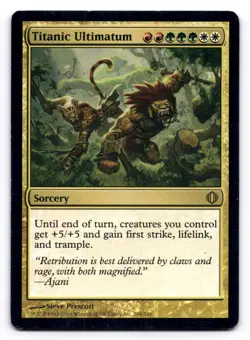 Titanic Ultimatum LP Shards of Alara 204/249 MTG Magic Regular - Image 1