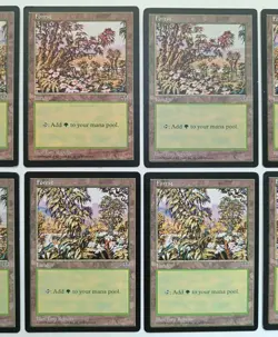 8 x Forest | Mirage | MTG | Magic The Gathering - Image 3