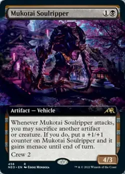 Mukotai Soulripper x1 1x FOIL Extended Art Kamigawa: Neon Dynasty NM MTG - Image 1
