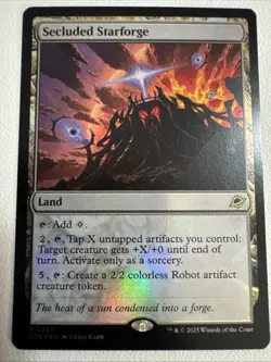 Secluded Starforge (NM Foil) EOE-0257 Rare MTG - Image 1