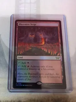 MTG - Blazemire Verge - Regular Foil - Duskmourn: House of Horror - Image 1