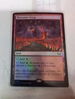 MTG - Blazemire Verge - Regular Foil - Duskmourn: House of Horror - Image 2