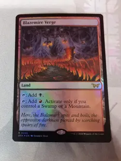 MTG - Blazemire Verge - Regular Foil - Duskmourn: House of Horror - Image 3