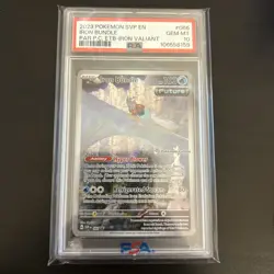 Iron Bundle 066 Pokemon Center Stamped Promo 2023 Paradox Rift ETB PSA 10 GEM MT - Image 1