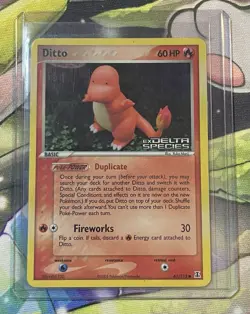 Ditto (Charmander) EX Delta Species 37/113 Reverse Holo Stamp Pokemon Card - Image 1