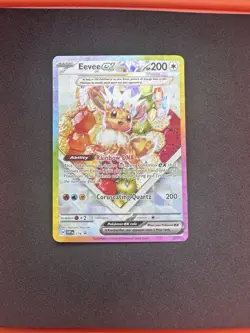 Pokemon Eevee EX Promo 174 Prismatic Evolutions Premium Collection - Image 1