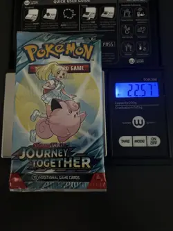 Heavy! Over 22.57 Gram Pokemon Journey Together Booster Pack Sealed - Image 1