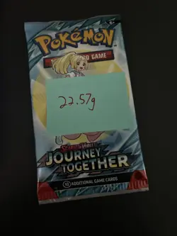 Heavy! Over 22.57 Gram Pokemon Journey Together Booster Pack Sealed - Image 4