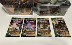 TCG Pokemon Evolving Skies Booster Packs Complete Art Set - Image 1
