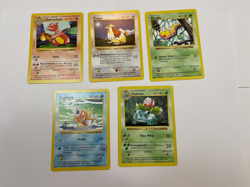 Shadowless Pokemon Base Set Lot Magikarp Charmeleon Pidgey Ivysaur Weedle WOTC - Image 1