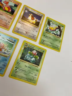 Shadowless Pokemon Base Set Lot Magikarp Charmeleon Pidgey Ivysaur Weedle WOTC - Image 3