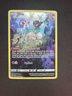 Mew Full Art GG10/GG70 Crown Zenith Galarian Gallery Pokemon 2023 - Image 1