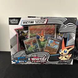x2 Pokemon TCG Black Bolt/White Flare Unova Victini Illustration Poster Box - Image 3