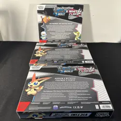 x2 Pokemon TCG Black Bolt/White Flare Unova Victini Illustration Poster Box - Image 5
