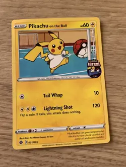 Pokemon On The Ball Set Of 2 - Pikachu And Scorbunny Promo Cards - Image 2